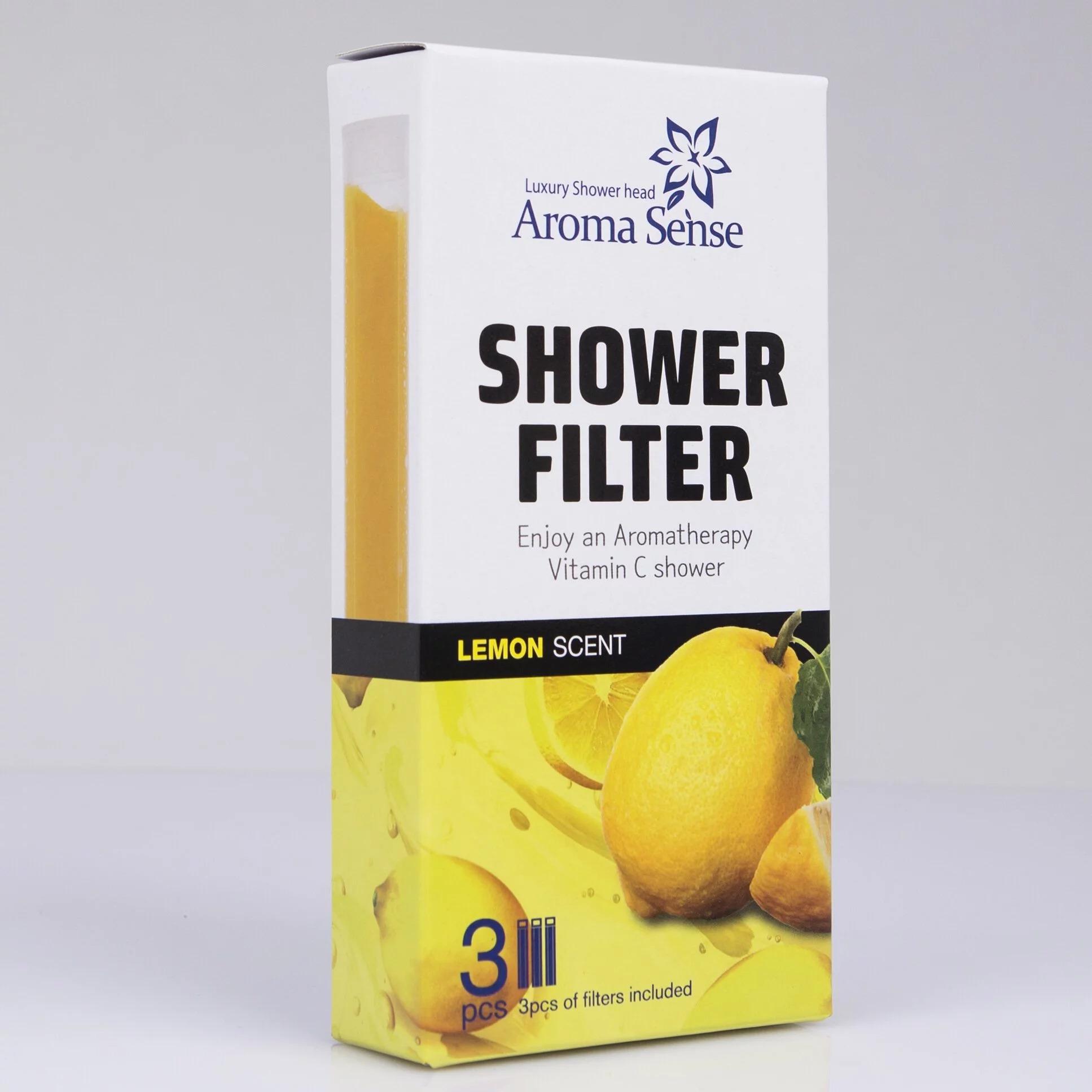 Aroma Sense 香氛濾芯 - 檸檬 (一盒三支)( AS、ARO 系列蓮蓬頭花灑適用)◉70F005